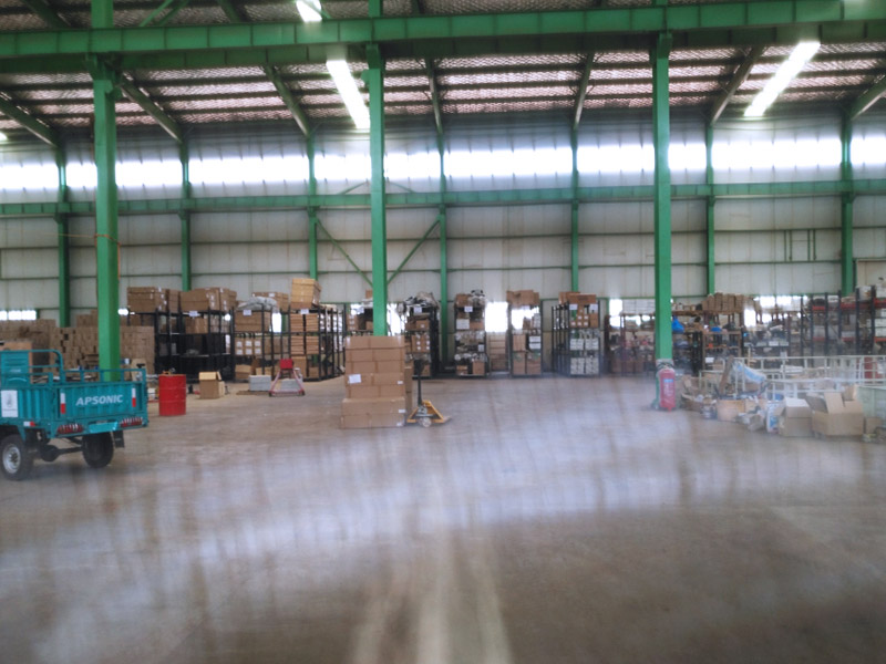 Spare parts warehouse of TOGUNA